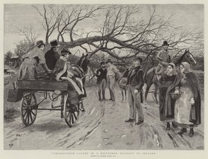 Obstruction, Scene in a Disturbed District in Ireland